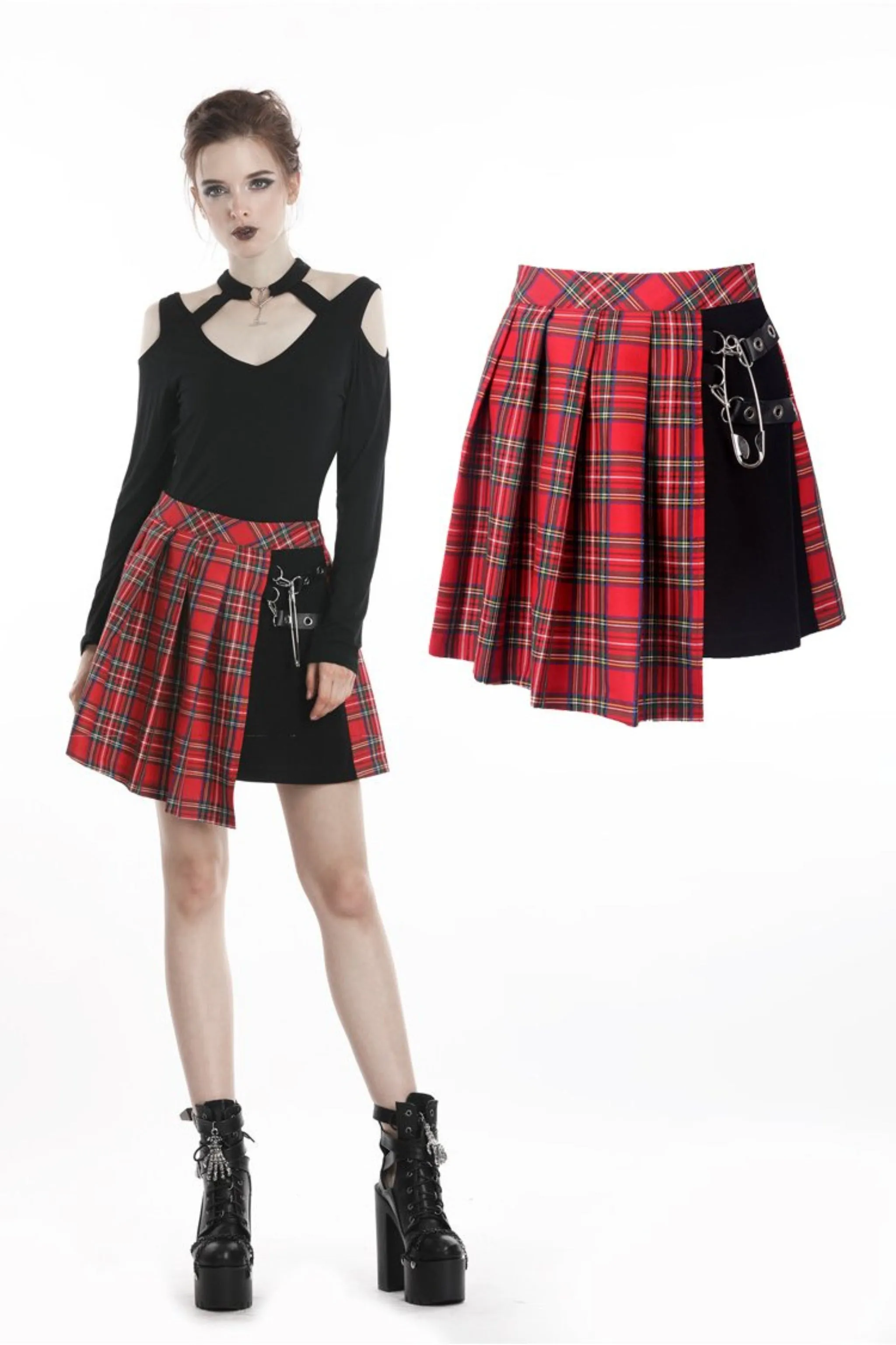 The Punk Plaid Skirt