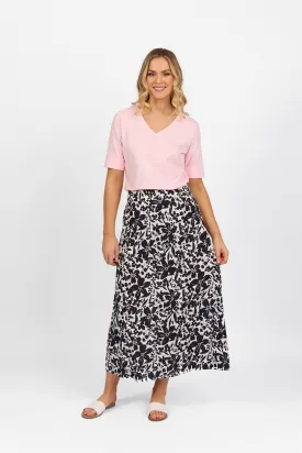 Vassalli - Long A-Line Skirt-Coco