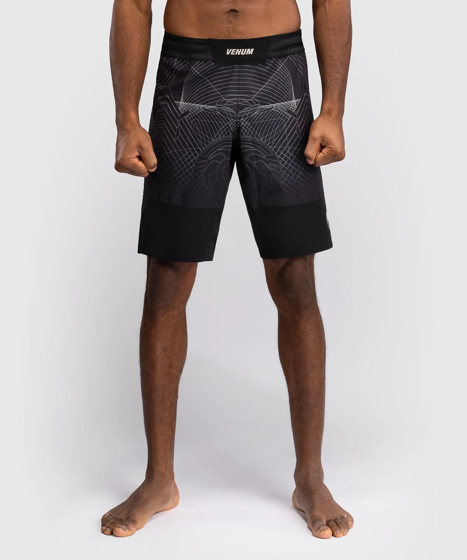 Venum G-Fit Air Men's Fight Shorts - Deep Black/Desert Sand