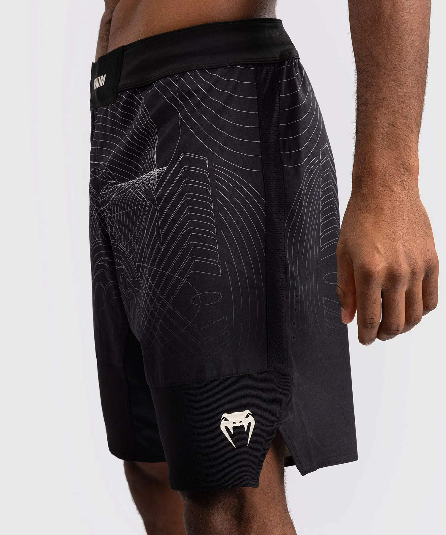 Venum G-Fit Air Men's Fight Shorts - Deep Black/Desert Sand