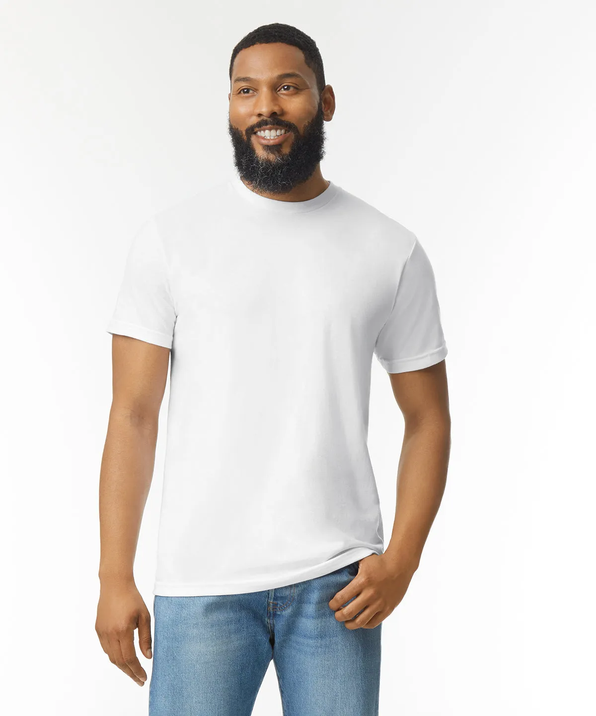 White* - Softstyle™ CVC adult t-shirt