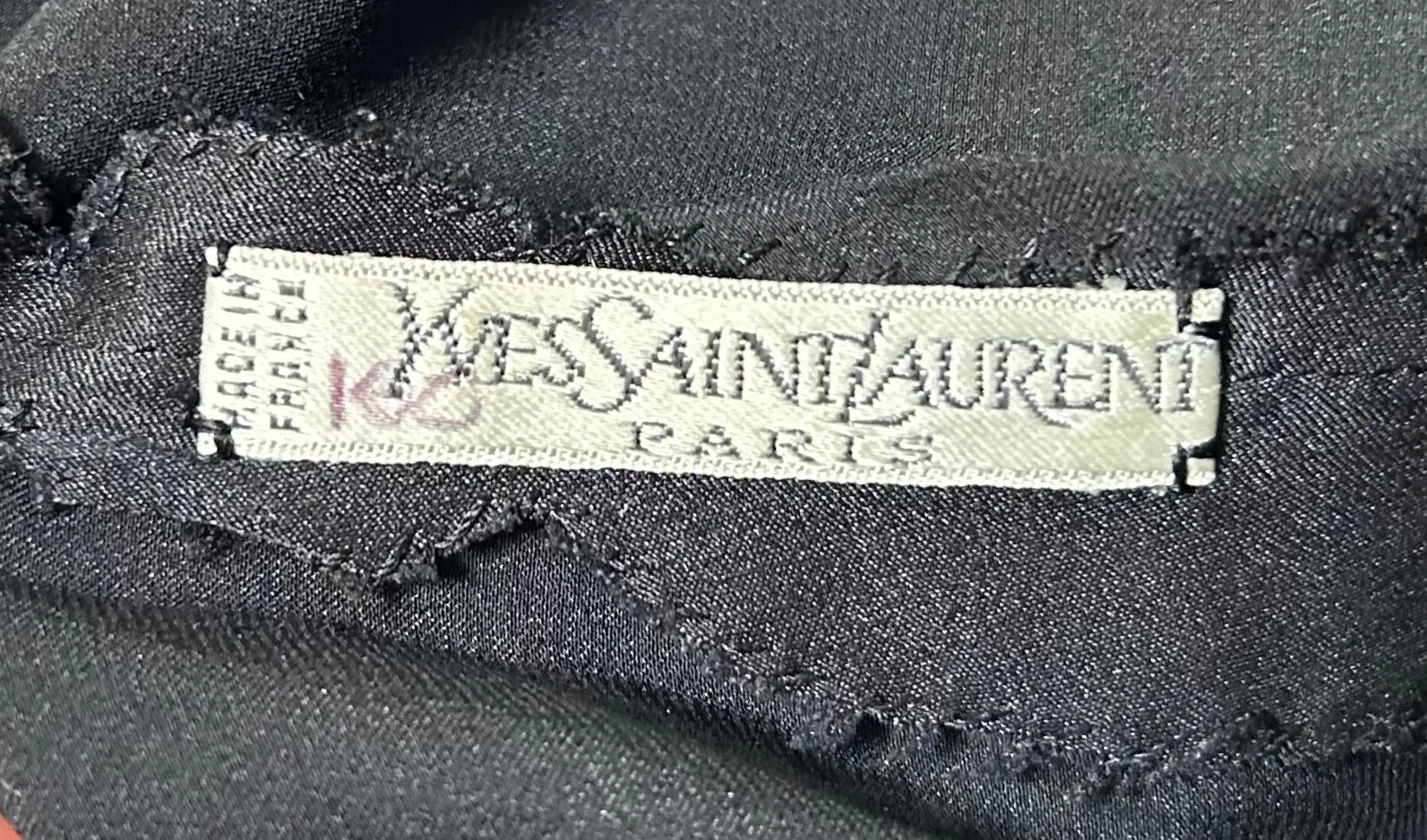 Yves Saint Laurent 1990s Black Guipure Haute Couture Lace Blouse